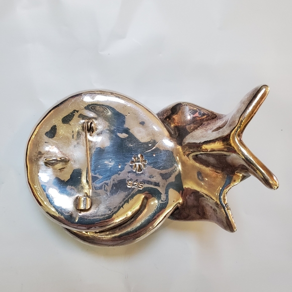 Vintage sterling silver pin-signed - Picture 10 of 10